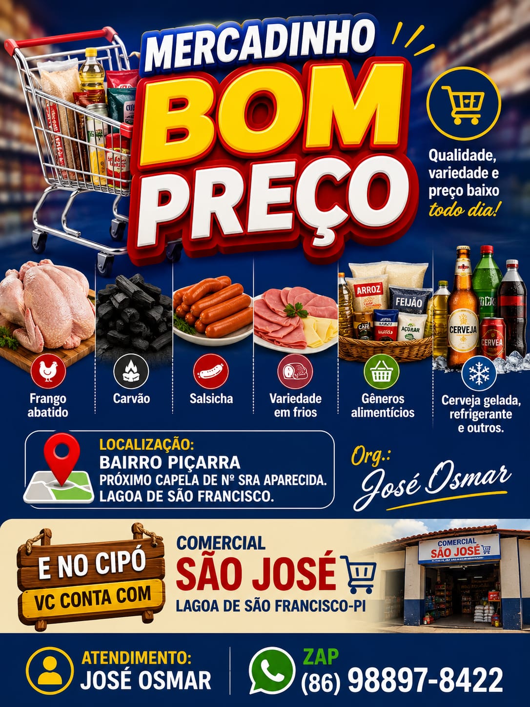 Mercadinho bom preço