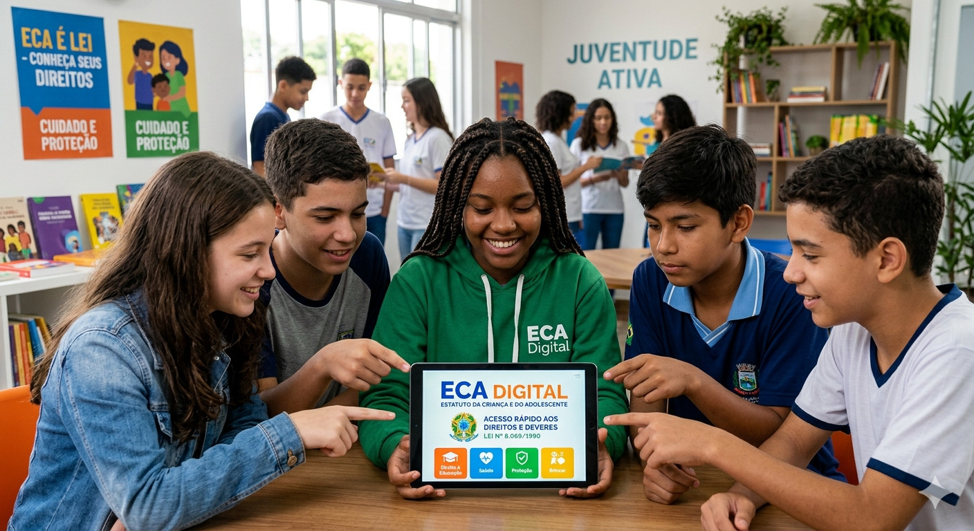 Eca Digital, já em vigor, impõe regras às plataformas para proteção de crianças