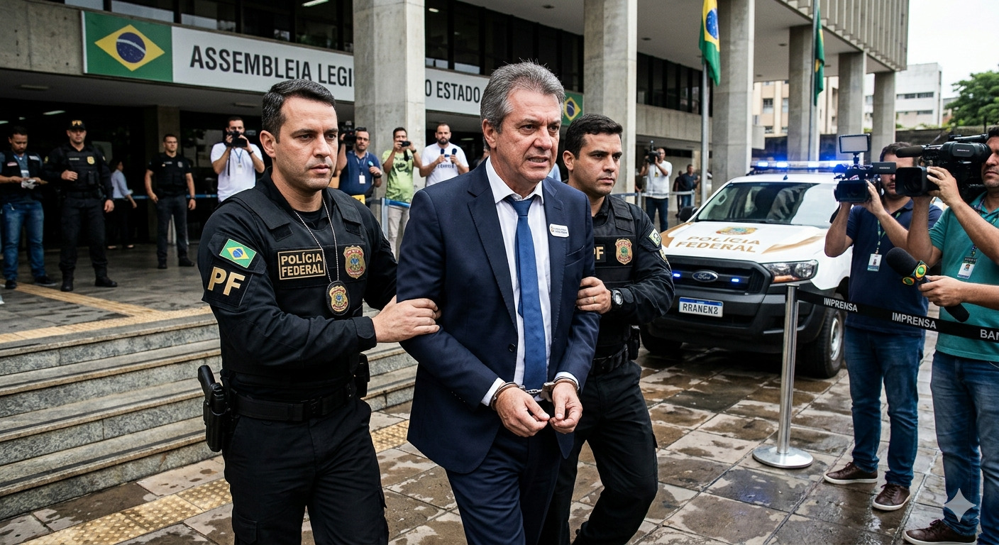 Deputado estadual Thiago Rangel é preso pela PF na 4ª fase da Operação Unha e Carne