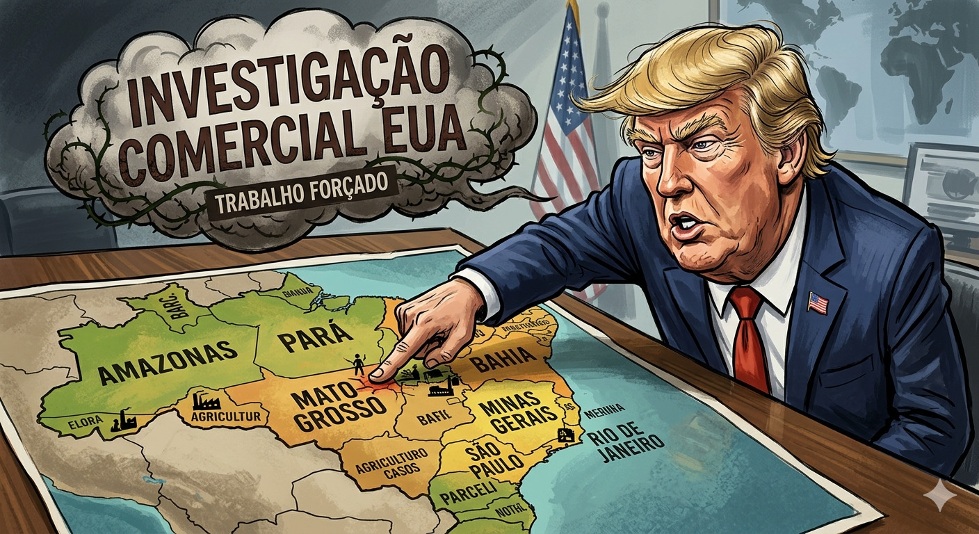 EUA abrem investigação comercial sobre trabalho forçado contra 60 países, inclusive Brasil