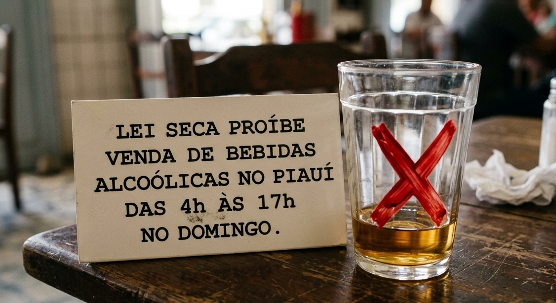 Lei seca proíbe venda de bebidas alcoólicas no Piauí das 4h às 17h no domingo