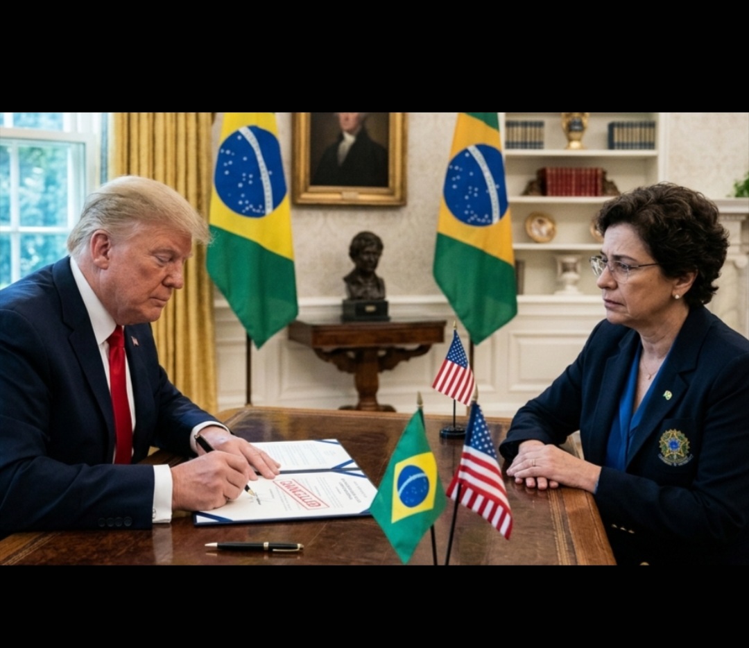 Trump cancela visto de embaixadora do Brasil em Washington.