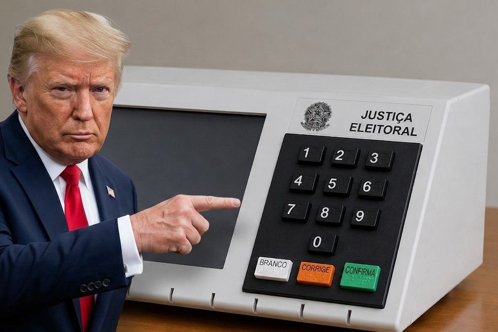 Governo Trump planeja enviar funcionários ao Brasil para questionar integridade das urnas eletrônicas, diz jornal