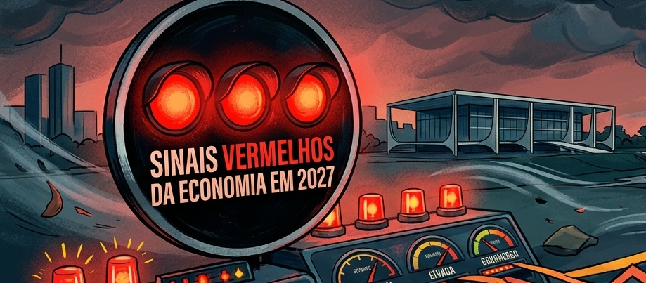 Os sinais vermelhos da economia em 2027 e o que Flávio e Lula propõem para eles
