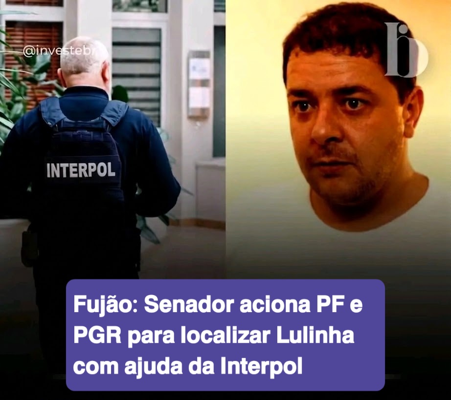 Senador aciona PF e PGR para rastrear paradeiro de Lulinha e avalia acionar a Interpol