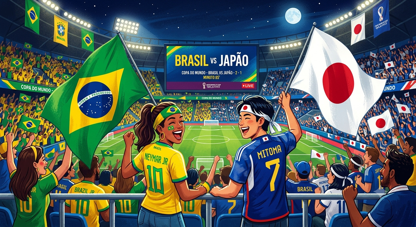 Brasil enfrenta Japão pela primeira partida de mata-mata na Copa do Mundo; veja horário e onde assistir
