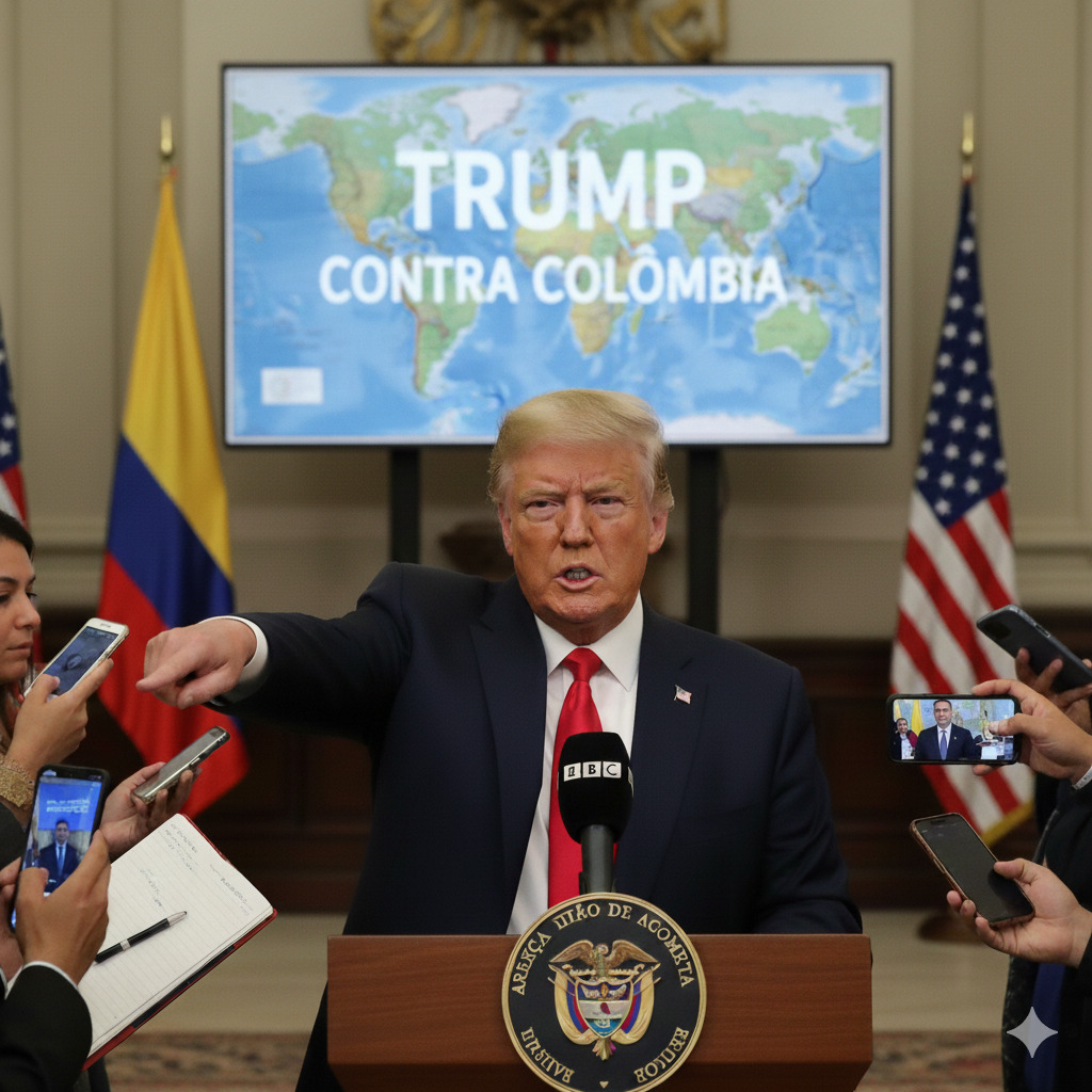 Ameaça de ação militar dos EUA contra a Colômbia é 'real', diz presidente do país à BBC