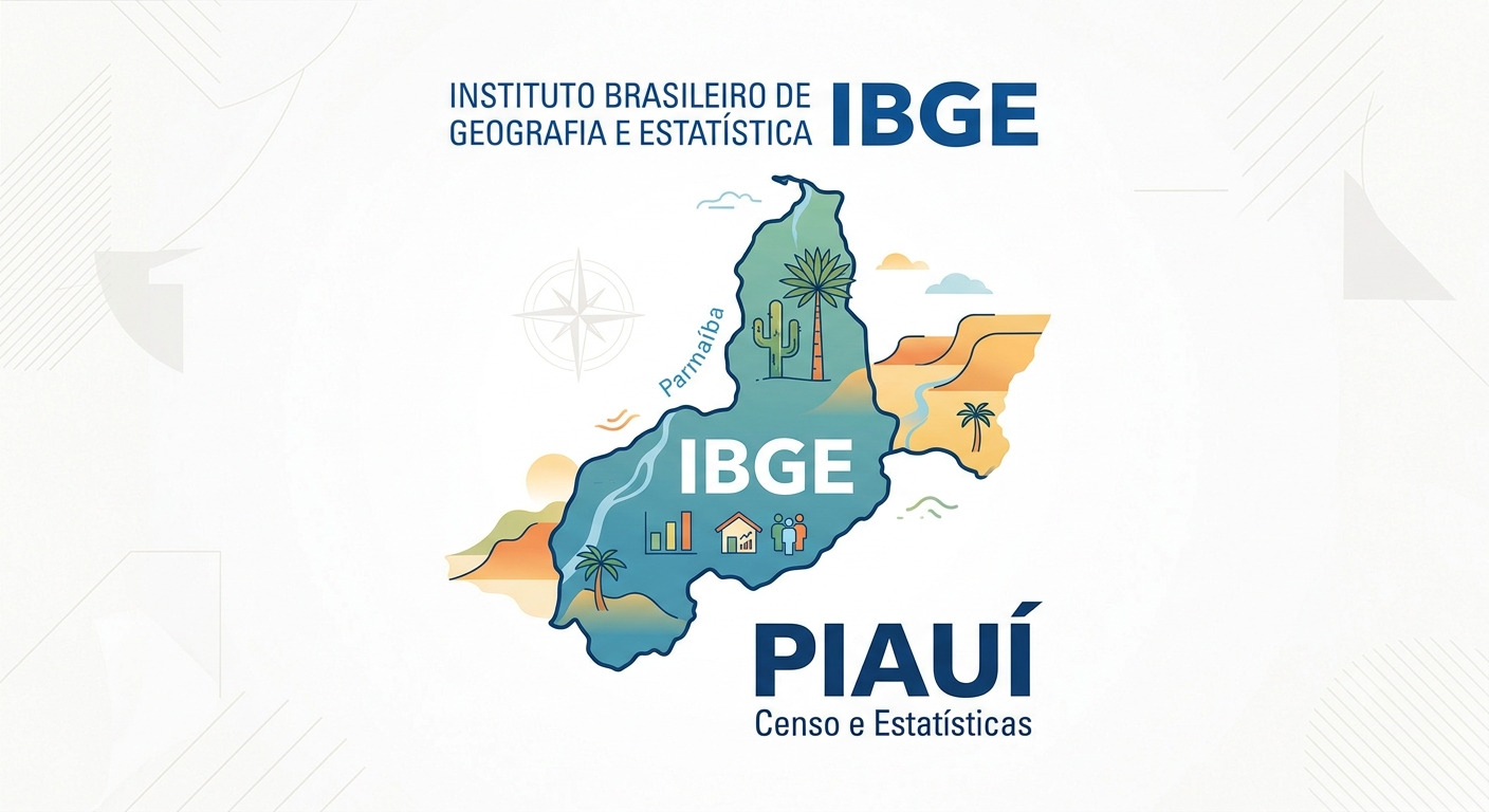 IBGE prorroga prazo de inscrições em processo seletivo com vagas em municípios do Piauí; salários chegam a R$ 4 mil